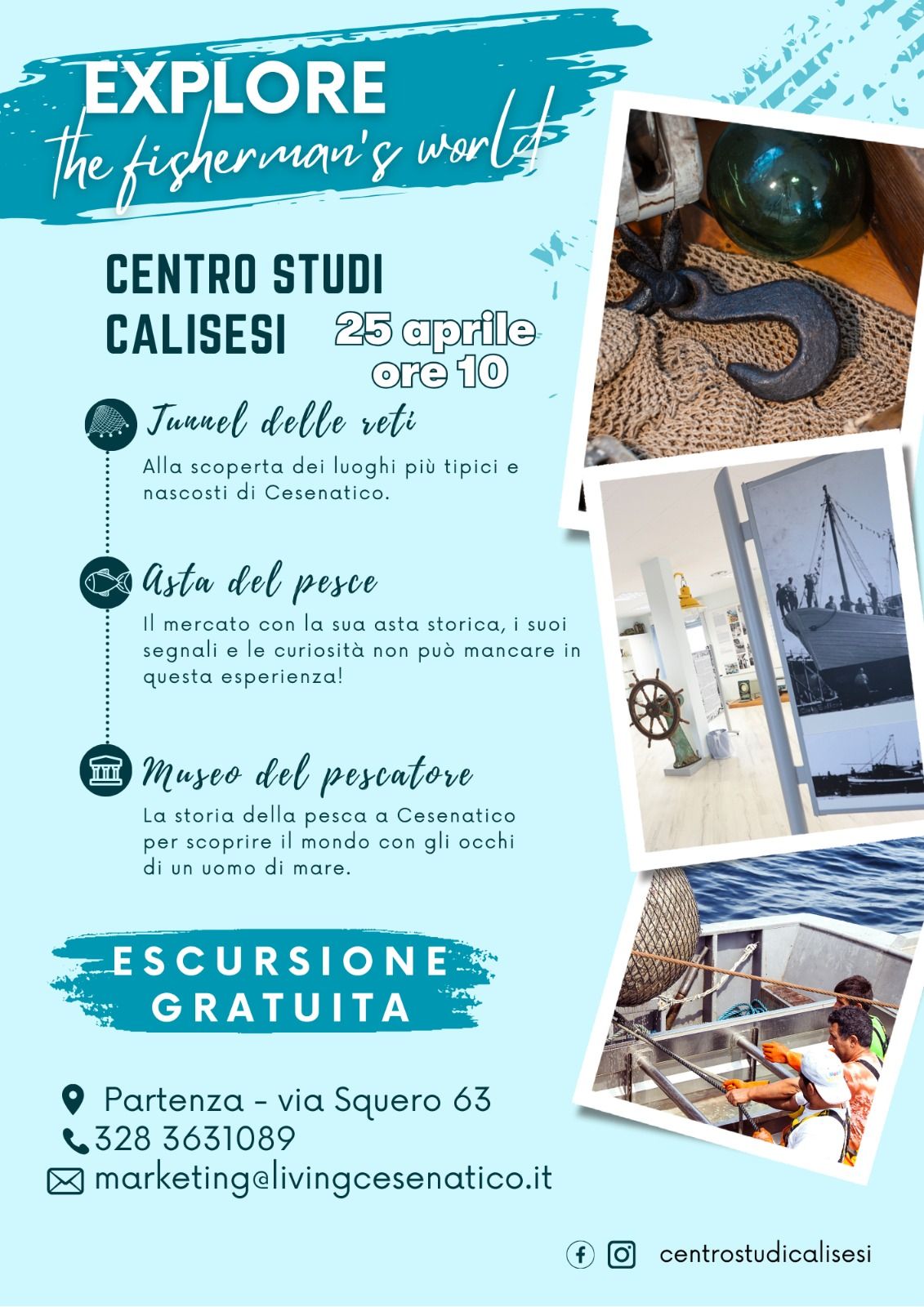 ITINERARIO NEL MONDO DELLA PESCA