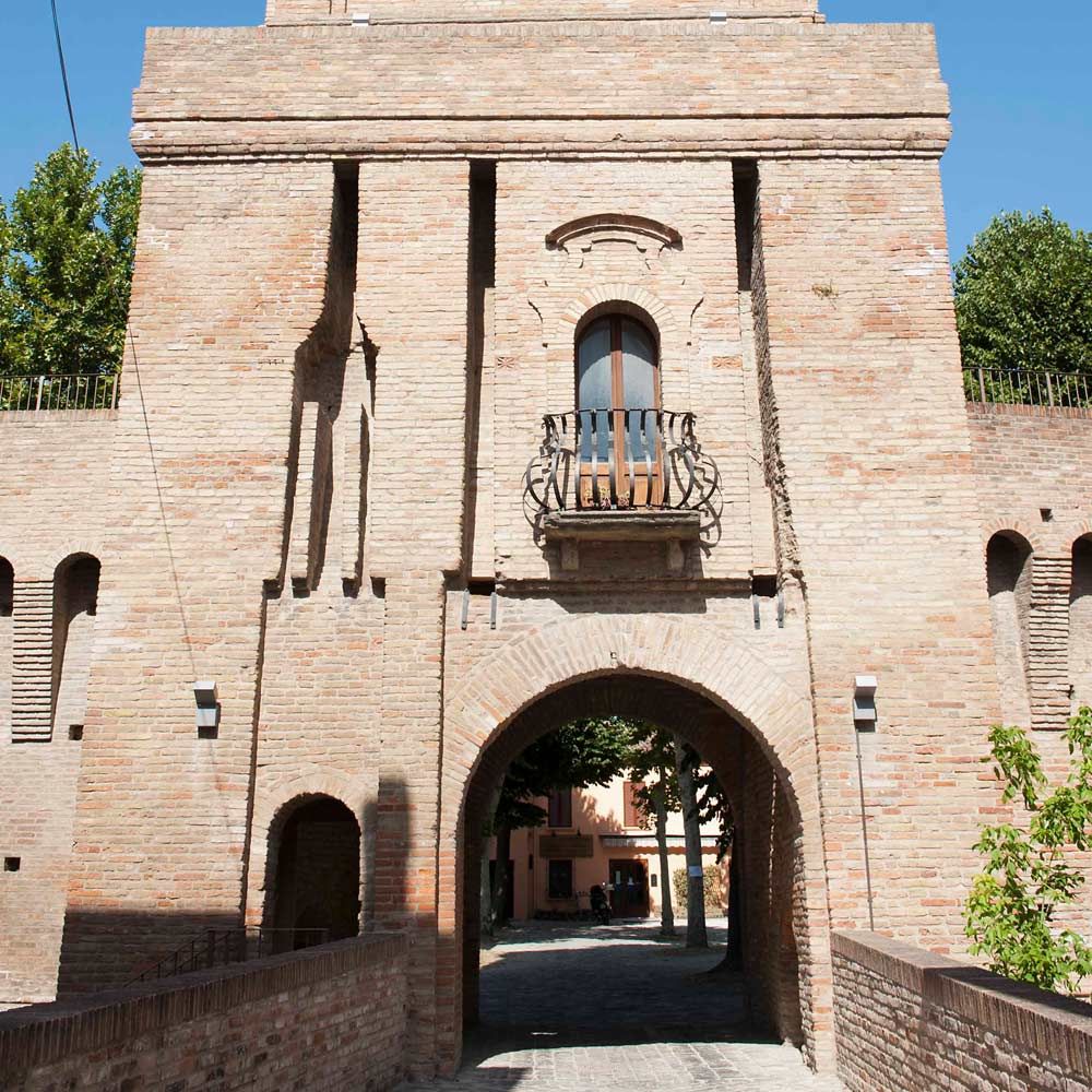 The Malatesta castle in Gatteo