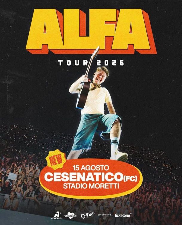ALFA IN CONCERTO IL 15 AGOSTO ALLO STADIO MORETTI