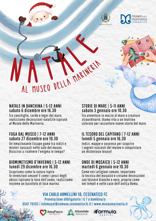 LABORATORI CREATIVI DI NATALE - MUSEO DELLA MARINERIA