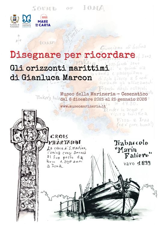 DISEGNARE PER RICORDARE. GLI ORIZZONTI MARITTIMI DI GIANLUCA MARCON