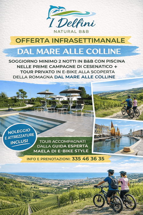 FUGA GREEN IN ROMAGNA - B&B & BIKE EXPERIENCE - OFFERTA INFRASETTIMANALE