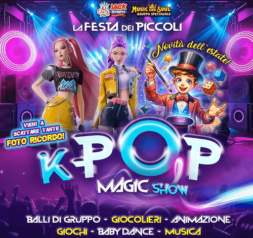 K-POP MAGIC SHOW: UNA SERATA DI MAGIA, MUSICA E DIVERTIMENTO